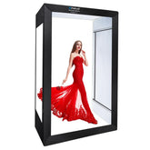 PULUZ 2m 240W 5500K Photo Light Studio Box Kit for Clothes / Adult Model Portrait, 2m Box(US), 2m Box(EU), 2m Box(AU), 2m Box(UK)