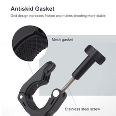 PULUZ Handlebar Arm Mount with Phone Clamp & Mount Adapter & Long Screw, Handlebar Mount
