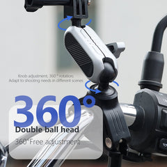 PULUZ Handlebar Arm Mount with Phone Clamp & Mount Adapter & Long Screw, Handlebar Mount