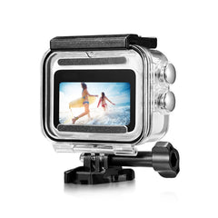 For Insta360 GO 3 PULUZ 60m Underwater Waterproof Housing Case with Base Adapter & Screw, Waterproof Housing Case