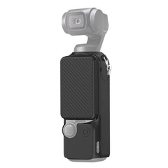 For DJI OSMO Pocket 3 PULUZ 2 in 1 Silicone Cover Case Set with Strap, Silicone Cover(Black), Silicone Cover(Blue)