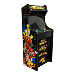 Deluxe 24 Home Edition 80s arcade game by Roll Model Arcade, featuring retro 80s themed arcade cabinet with vibrant colors and controls.