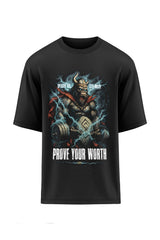 XAPE Prove Your Worth Oversized Tee - Black
