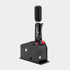Simagic Q1S Sequential Shifter by Trak Racer UK showing compact planetary gear shifter with neutral and adjustable force controls.