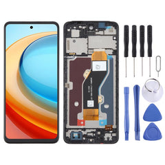 For ZTE Blade A75 5G / V60 Smart LCD Screen Digitizer Full Assembly with Frame, For ZTE Blade A75 4G / V60 Smart