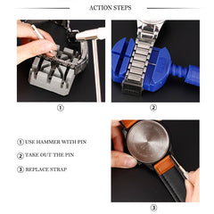 20 Sets of Watch Repair Tools Set Screwdrivers Case Opener, 20 in 1