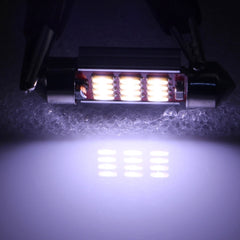 2 PCS 36mm 3.5W 180LM White Light 12 LED SMD 4014 CANBUS License Plate Reading Lights Car Light Bulb, 3.5W 36mm