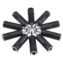 3.5mm Male to 6.35mm Female Mono Sound Converters Adapters (100 Pcs in One Package, the Price is for 100 Pcs)