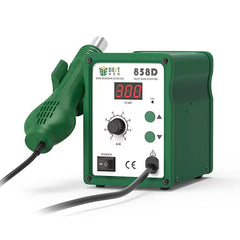 BEST BST-858D+ AC 220V 50Hz 650W LED Displayer Adjustable Temperature Unleaded Hot Air Gun with Helical Wind, BST-858D+ EU Plug, BST-858D+ US Plug