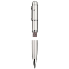 3 in 1 Laser Pen Style USB Flash Disk, Silver (8GB), 8GB (Silver)