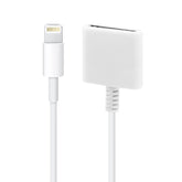 8 Pin Male to 30 Pin Female Sync Data Cable Adapter, Cable Length: 14cm, 14cm 8 Pin Male to 30 Pin