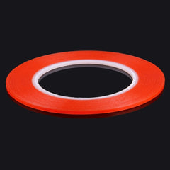 3mm Width Double Sided Adhesive Sticker Tape for iPhone / Samsung / HTC Mobile Phone Touch Panel Repair, Length: 25m (Red), Width: 3mm(Red)