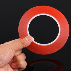 2mm Width Double Sided Adhesive Sticker Tape for iPhone / Samsung / HTC Mobile Phone Touch Panel Repair, Length: 25m (Red), Width: 2mm(Red)