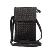 Woven Texture Universal Vertical Style Universal PU Leather Carrying Bag for iPhone 6s Plus / 6 Plus, Galaxy Note 5 & Note 4 & Note 3 / A8 / S6 edge / S6 edge+, Huawei P8 / P7 / Honor 6 Plus