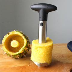 LsCook Pineapple Corer Slicer, Pineapple Corer Slicer (Silver)