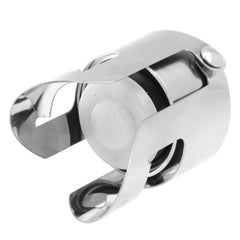 Novel Stainless Steel Champagne Wine Bottle Stopper Plugger Cork Keeping Fresh Gadget, 1PC Wine Bottle Stopper