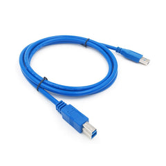 USB 3.0 A Male to B Male Extension / Data Transfer / Printer Cable, Length: 5m, Length: 1.5m