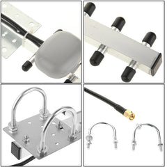 High Gain 28dBi SMA Plug 4G 696-960MHz / 1710-2690MHz Yagi Antenna, Antenna