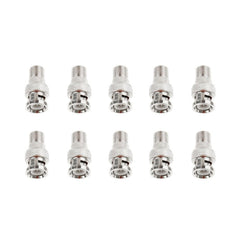 10 PCS BNC Plug to F Jack Connector, Comes in Durable Construction, BNC Plug