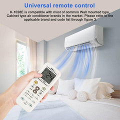 Chunghop K-1028E 1000 in 1 Universal A/C Remote Controller with Flashlight, K-1028E with Flashlight