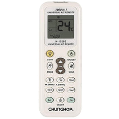 Chunghop K-1028E 1000 in 1 Universal A/C Remote Controller with Flashlight, K-1028E with Flashlight