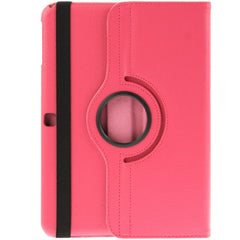 360 Degree Rotatable Litchi Texture Leather Case with 2-angle Viewing Holder for Samsung Galaxy Tab 4 10.1 / SM-T530 / T531 / T535