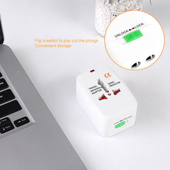 All in 1 (EU + AU + UK + US Plug) World Universal Travel Adaptor, Travel Adaptor