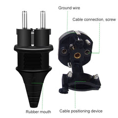 Plug Adapter, Travel Power Adaptor with EU Plug, EU Plug Male
