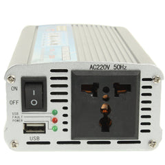 500W DC 12V to AC 220V Car Power Inverter with USB Port, 500W DC 12V to AC 220V