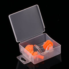 Soft Silicone Swimming Nose Clip and Ear Plug Set Earplug, Random Color Delivery, Ear Plug Set, Ear Plug Set(Blue)