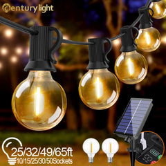Ganriland G40 Solar String Lights Weatherproof Patio