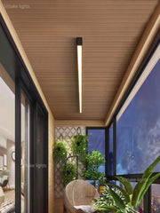 TES Long Strip Ceiling Light Office Surface Mounted LED