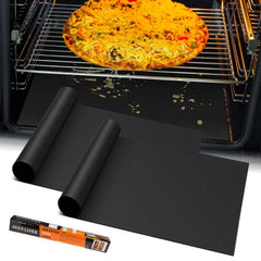 BuyYes Reusable Oven Liners Heavy Duty Nonstick Mat For Busy Home Kitchens And Easy Cleanup