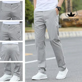 Mens Slim Fit Cotton Chino Pants CN Zhejiang Stretch