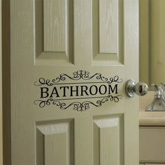Waterproof Bathroom Wall Sticker – PVC Home Decor