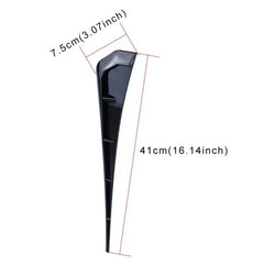 A Pair Car Side Fender Spoiler Wind Knife Side Gills Universal Air Vent Decorative Side Wing Stickers Trim Accessorie