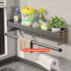 Zapcart Wall Mounted Spice Rack For Home Cooks Space Saving Multifunctional Organizer Durable