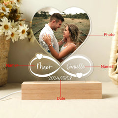 Personalized Photo Frame For Couples Gift Acrylic Plaque