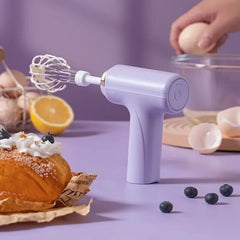 Choice Wireless Egg Beater Mixer Cordless 3 Speed Portable For Home Cooks Lightweight Rechargeable