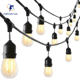 Foroureyes Outdoor Festoon LED Fairy Lights 30m Warm White