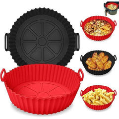 Zapcart Choice Air Fryer Silicone Liners Nonstick Reusable For Home Cooks Easy Cleanup Crispier Results