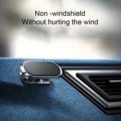 Eliteridegear magnetic car vent phone holder with GPS support for iPhone, Xiaomi, and smartphones, mounted on car air vent.