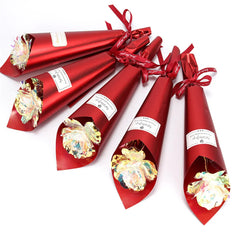 24K Gold Foil Galaxy Rose Gift for Valentine's Day Wedding