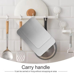 Choice Titanium Cutting Board Double Sided For Home Cooks Durable Blade Protection Corrosion Resistant Kitchen Board