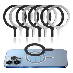 Eliteridegear 3/5 PC metal ring plate for MagSafe iPhone 14/15, magnetic car phone holder and wireless charger accessory with iron sheet.