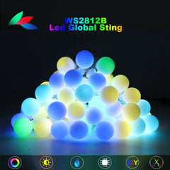 Loamlin WS2812B Vibrant LED Globe String Lights IP67 Decor