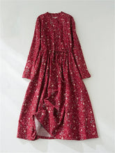 Cotton Print Dress for Women | Spring Autumn Casual Wear