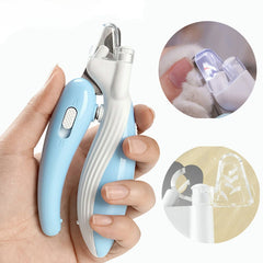 🐾 Professional Pet Nail Clippers with LED Light