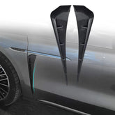 A Pair Car Side Fender Spoiler Wind Knife Side Gills Universal Air Vent Decorative Side Wing Stickers Trim Accessorie