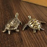 Choice Copper Turtle Statue Vintage Brass Desktop Feng Shui
